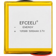 Efcell 10X55X68 mm 5000MAH 3.7V Lityum Polimer (Li-Po) Şarj Edilebilir Pil
