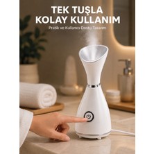 Yüz Buhar Cihazı 80 ml Su Hazneli Nano Iyonik - Lisinya