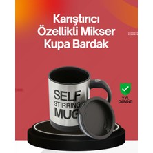 Kendi Kendini Karıştıran Termos Kupa | Güçlü Motor ve Çift Katmanlı Isı Koruma - Lisinya