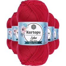 Kuzgun Ticaret 5 Adet Lotus Bikini Büstiyer Bluz Örgü Ipi  K141 Fuşya