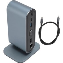 Uslucan Alışveriş ZR773 Type-C Support 4K 12 In 1 Dock Model Pd Station