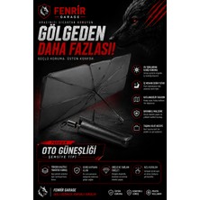 Fenrir Garage Şemsiye Tipi Oto Güneşliği Katlanabilir Ön Cam Güneş Koruyucu • Uv Korumalı • Taşıma Kılıflı