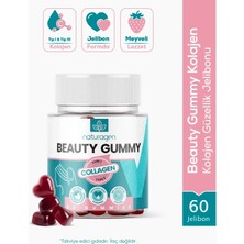 Naturagen Beauty Gummy Tip 1 & 3 Kolajen 60 Adet Jelibon Form | Takviye Edici Gıda | Hidrolize Kolajen