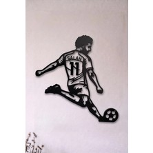 Muhammed Salah Efsane Futbolcular Serisi 3D Baskı Wall Art Duvar Dekoru - Taraftar Odası Dekorasyonu