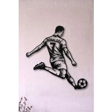 Cristiano Ronaldo Efsane Futbolcular Serisi 3D Baskı Wall Art Duvar Dekoru - Taraftar Odası Dekorasyonu