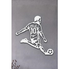 Pelé Efsane Futbolcular Serisi 3D Baskı Wall Art Duvar Dekoru - Taraftar Odası Dekorasyonu