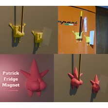 Baba Oğul 3D Seçtiğiniz 2 Adet 3D Baskı Buzdolabı Magneti – Eğlenceli Karakter Figürlü Magnet
