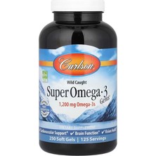Carlson Wild Caught Super Omega-3 Gems®, 250 Soft Gels