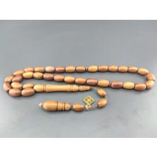 İskeçe Tesbih Hakan Kaya Usta Eseri Coconut (Hindistan Cevizi) Ağacı Sertifikalı 10427