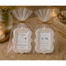 25 Adet Kişiye Özel Söz Nişan Kına Düğün Nikah Hatırası Taş Tozu Magnet Çerçeve | Sevdiklerinize Özel Şık ve Anlamlı Bir Hediye
