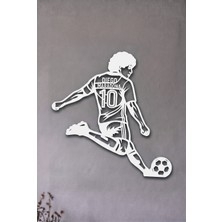 Diego Maradona Efsane Futbolcular Serisi 3D Baskı Wall Art Duvar Dekoru - Taraftar Odası Dekorasyonu