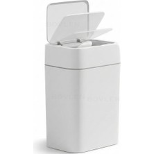 Happy Trend Otomatik Hareket Sensörlü Çöp Kovası, Banyo Çöp Kovası, Çocuk Odası Çöp Sepeti, Çöp Kutusu, (2 Adet 1.5 V Aa Pil, Piller Pakete Dahil Değildir) - (18 Litre) 26.5X20.2X31.8 cm