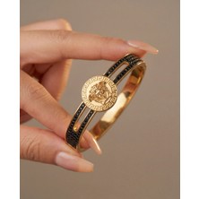 Parla 18K Altın Kaplama Kelepçe