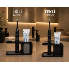 Baba Oğul 3D 3D Baskı Elektrikli Diş Fırçası Standı – Ikili Veya Tekli Model (Farklı Renk Seçenekleri)