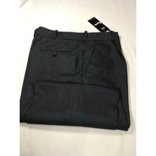 Gambia Outdoor's Erkek Kumaş Pantolon Koyu Gri Siyah Lacivert Ince Yazlık Klasik Kesim Yüksek Bel Baba Pantolonu