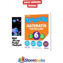 Fenomen Yayıncılık 6.sınıf Matematik Fasikül Seti ( 7 Fasikül ) Ahşap Poster Hediyeli Maarif Model 2027