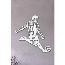 Lionel Messi Efsane Futbolcular Serisi 3D Baskı Wall Art Duvar Dekoru - Taraftar Odası Dekorasyonu