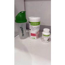 Herbalife Set Ahududu Beyaz Çikolata Shake- 102 Klasik Aromalı Çay ve Shaker