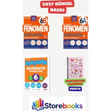 Fenomen Yayıncılık 6.sınıf Matematik A-B Soru Bankası ve Matematik Fasikül Seti ( 7 Fasikül ) Ahşap Poster Hediyeli Maarif Model 2027
