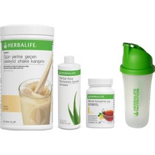 Herbalife Vanilya Set (SHAKE+ÇAY50G+ALOE)+SHAKER