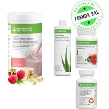 Herbalife Premıum Set V27 (Ahududu Shake+Aloe Konsantre+Thermo+Bitkisel Çay Klasik 50 Gr)