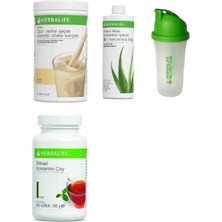 Herbalife Set Vanilya Shake- Aloe Suyu- 100GR Klasik Çay ve Shaker