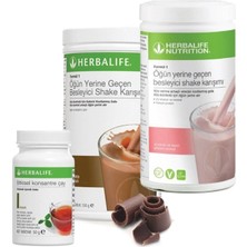 Herbalife Set 1 Adet Çikolatalı Shake 1 Adet Ahudululu Shake ve 1 Adet Klasik Çay 50 gr
