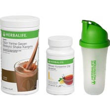 Herbalife Kampanya Set Paketi 7 Çikolata Aromalı Shake + Konsantre Limonlu Çay 50 gr + Shaker