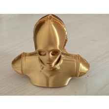 Belirtilmemiş Star Wars C-3po Dekoratif Büst