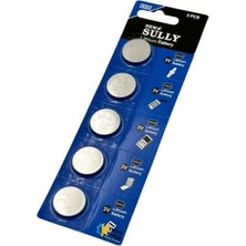 New Sully Lityum Düğme 3V Pil 5 Adet CR2032 (Tartı Pili)