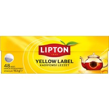 Happy Trend Lipton Yellow Label Demlik Poşet Çay 48'li Paket