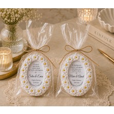 25 Adet Kişiye Özel Söz Nişan Kına Düğün Nikah Hatırası Taş Tozu Magnet Çerçeve | Sevdiklerinize Özel Şık ve Anlamlı Bir Hediye