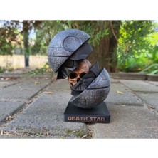Belirtilmemiş Star Wars Darth Vader ve Death Star Dekoratif Biblo