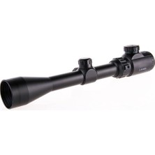 TeknoKapsül 3-9X40 Nikula Zoomlu Çıft Işıklı Av Tüfeği Dürbünü Silah Montaj Kelepçeli