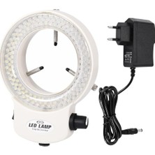 EUAS 144 LED Stereo Mikroskop Halka Işık - Dimmerli Parlaklık Ayarlı Ring Light Aydınlatma (Beyaz)