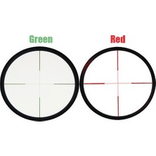 TeknoKapsül 6-24X60 Çıft Işık Kırmızı,yeşil Kaynaklı Zoomlu Dürbün