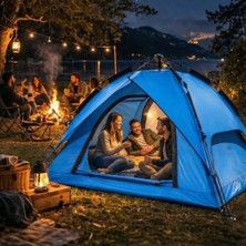 Miss Mojo 4 Kişilik Otomatik Kamp Çadırı – Çift Katmanlı, Suya Dayanıklı, Hızlı Kurulum Outdoor Ai