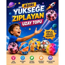 Darovik Aşırı Yükseğe Zıplayan Uzay Topu Delikli Bouncer Moon Ball Ay Top