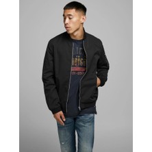 Jack & Jones Jack&jones 12165203 Jjerush Bomber Noos Black Erkek Ceket