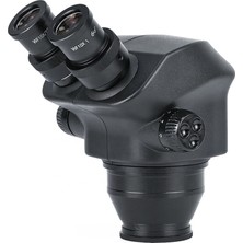 EUAS Mikroskop Zs 7050 Kafa Siyah - Stereo Zoom Binoküler Başlık WF10X/20 (Ø76MM Stand Uyumlu)