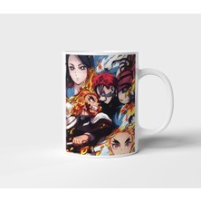 Akaza Rengoku Demon Slayer Anime Tasarım Kupa - Hediyelik Kupa - Baskılı Kupa