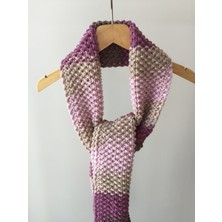 Mora Knit Atkı El Örgüsü % 49 Yün Unisex Atkı