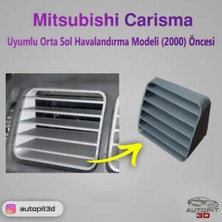 AutoPit 3D Mıtsubıshı Carısma (2000 Öncesi) Uyumlu Orta Sol Havalandırma Menfezi