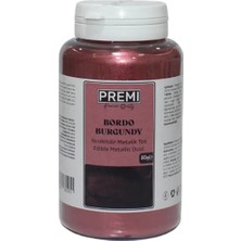 Depposite Yenilebilir Metalik Toz Gıda Boyası 50 gr Bordo