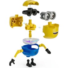 PopŞeker Minions Precool Jelly Factory Serisi Figür Yapım Seti - Modüler Mini Oyuncak Modeller (4.4 - 7.5 Cm)