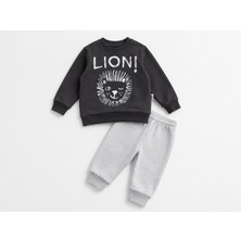 Atabay Kids Lion Baskılı Erkek Bebek Takım