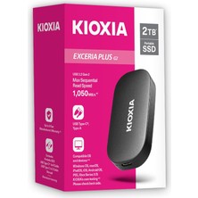 TeknoKapsül Kıoxıa Excerıa Plus G2 2tb Taşınabilir SSD – USB 3.2 Gen 2, 1050MB/S Okuma, 1000MB/S Yazma