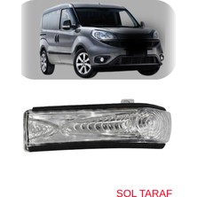 Parmertaş Otomotiv Fiat Doblo 3 Ayna Sinyal Lambası Sol 2010-2016 Dış Dikiz Ayna Sinyali