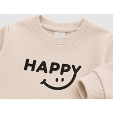 Atabay Kids Happy Baskılı Erkek Bebek Takım