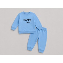 Atabay Kids Happy Baskılı Erkek Bebek Takım